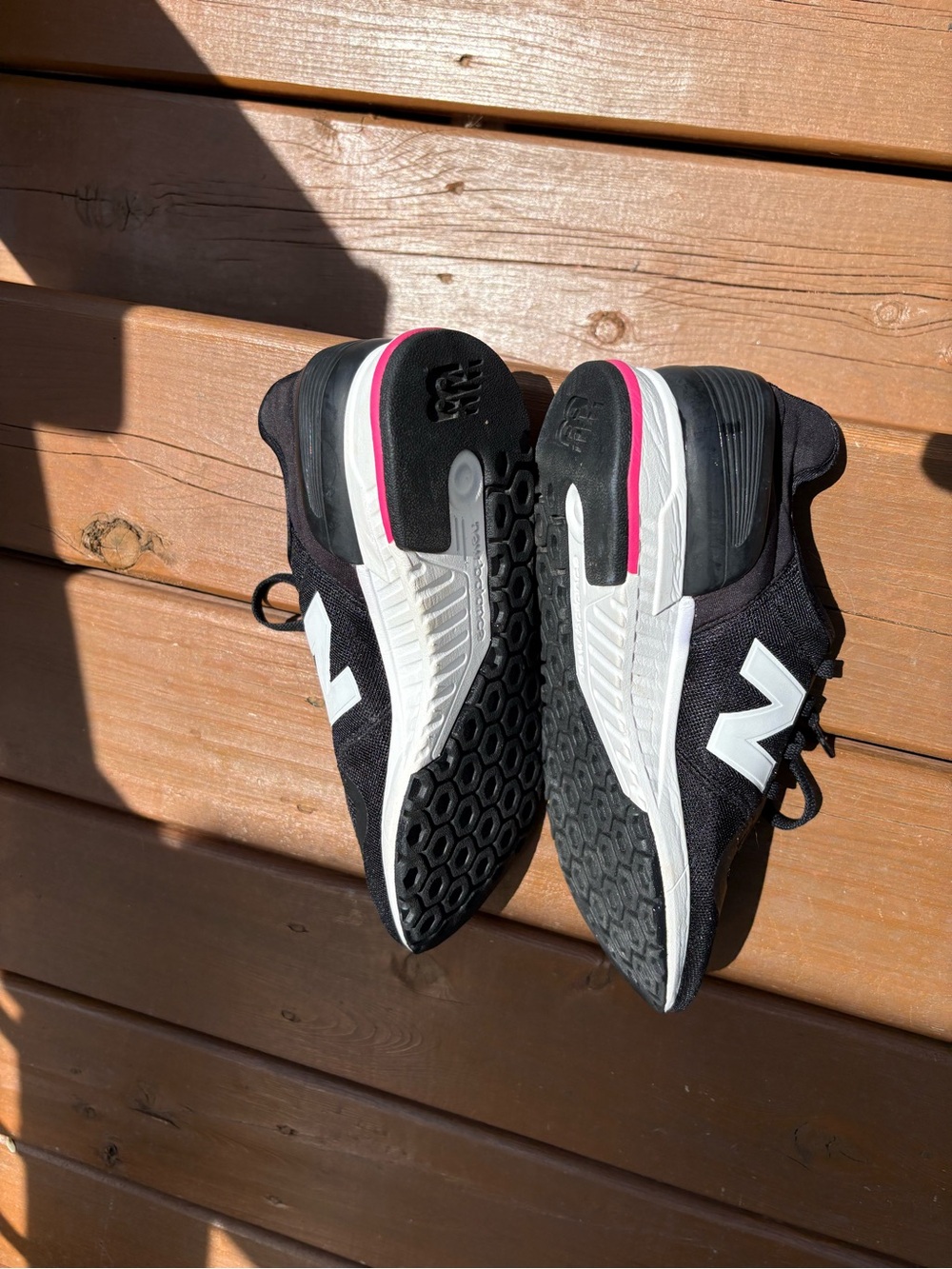 NEW BALANCE 247S LOW TRAINERS SPORTS SNEAKER WOMEN SHOES BALCK/PINK SIZE 9 - Picture 10 of 13